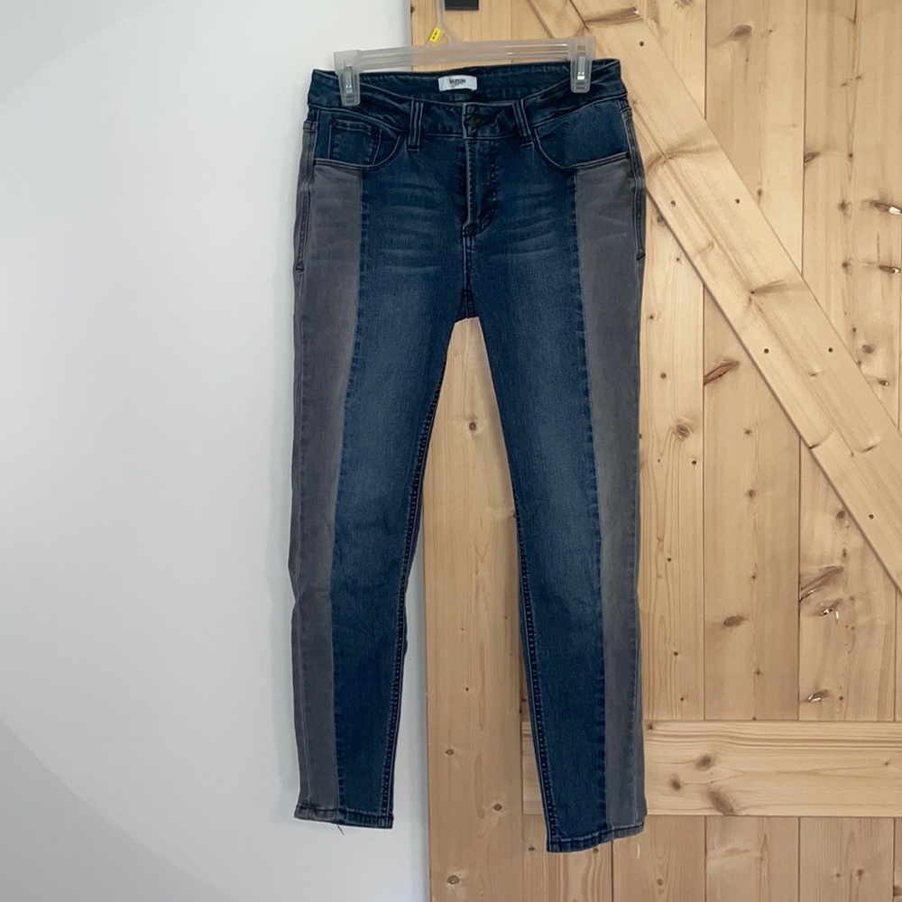 Kensie jeans size 4/27 two tone blue grey skinny jean